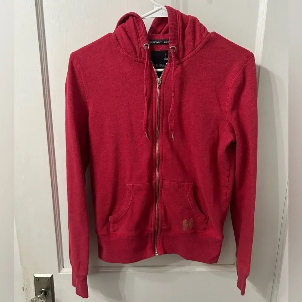 Y2K Victoria’s Secret red Hoodie